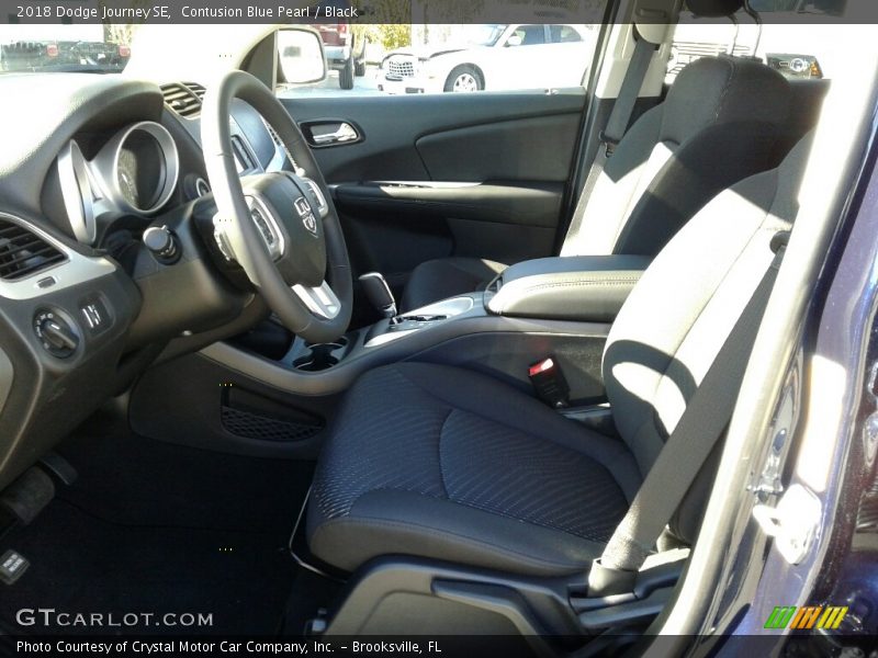 Contusion Blue Pearl / Black 2018 Dodge Journey SE