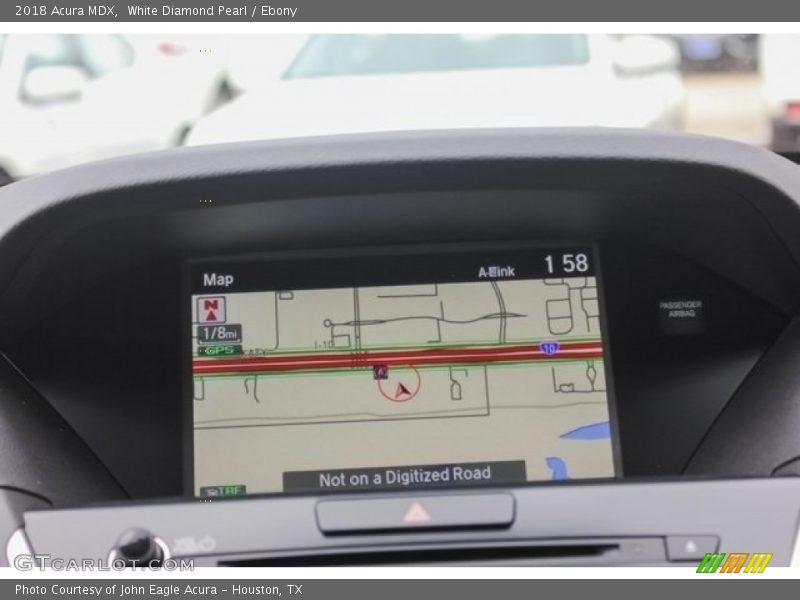 White Diamond Pearl / Ebony 2018 Acura MDX