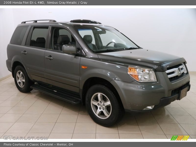 Nimbus Gray Metallic / Gray 2008 Honda Pilot EX-L 4WD