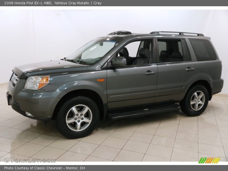 Nimbus Gray Metallic / Gray 2008 Honda Pilot EX-L 4WD