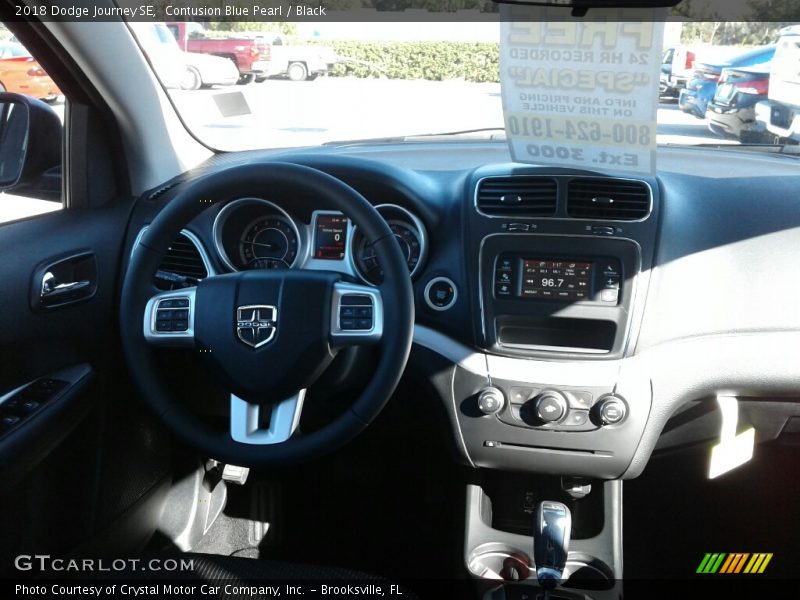 Contusion Blue Pearl / Black 2018 Dodge Journey SE