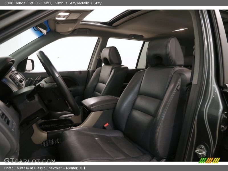 Nimbus Gray Metallic / Gray 2008 Honda Pilot EX-L 4WD