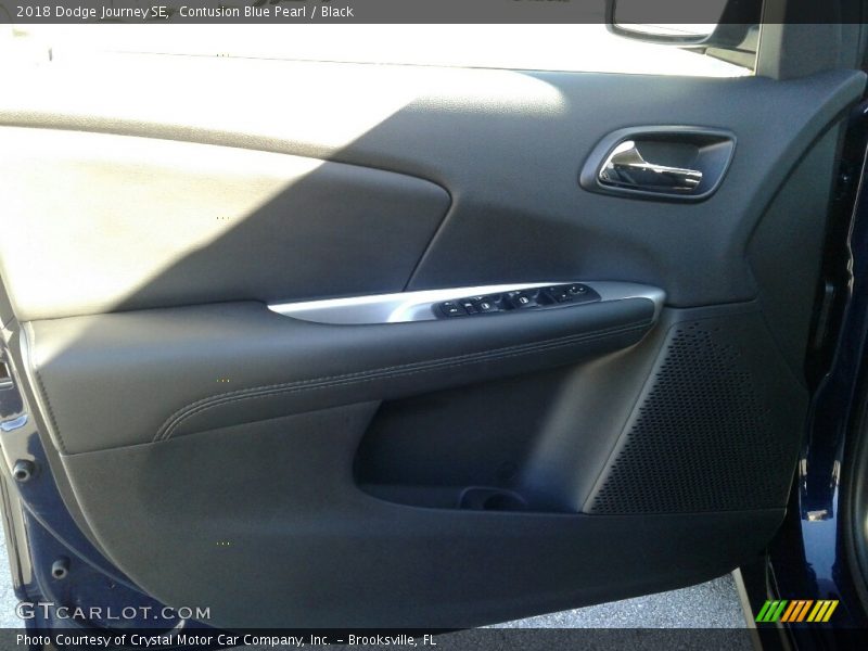 Contusion Blue Pearl / Black 2018 Dodge Journey SE