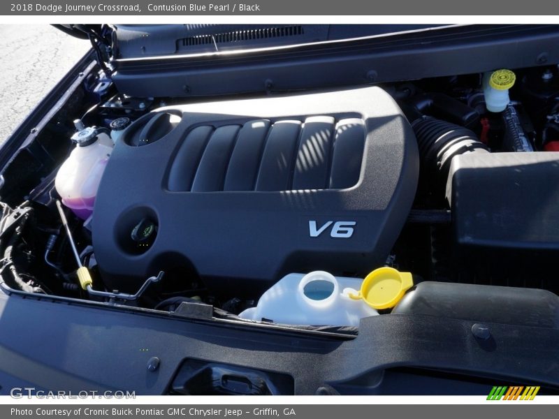 Contusion Blue Pearl / Black 2018 Dodge Journey Crossroad