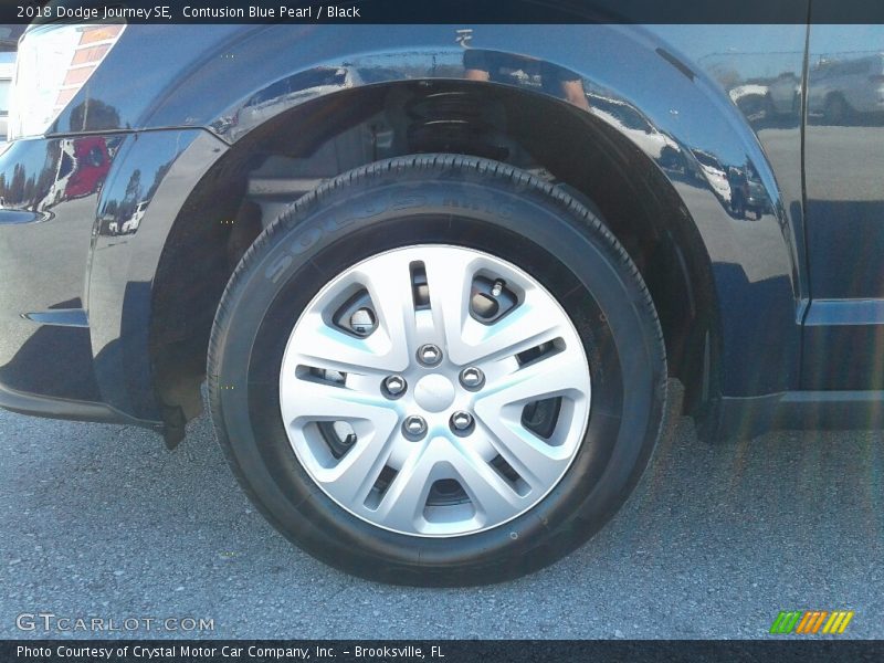 Contusion Blue Pearl / Black 2018 Dodge Journey SE