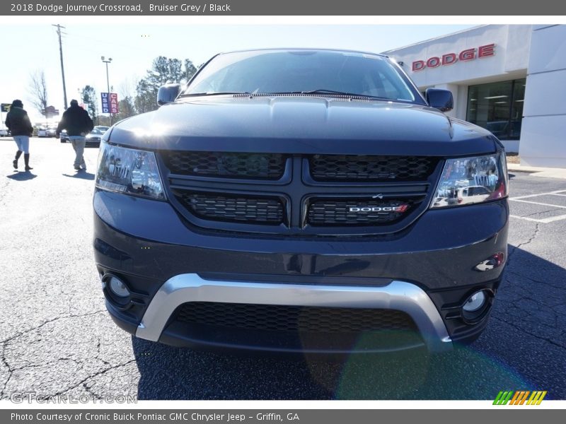Bruiser Grey / Black 2018 Dodge Journey Crossroad