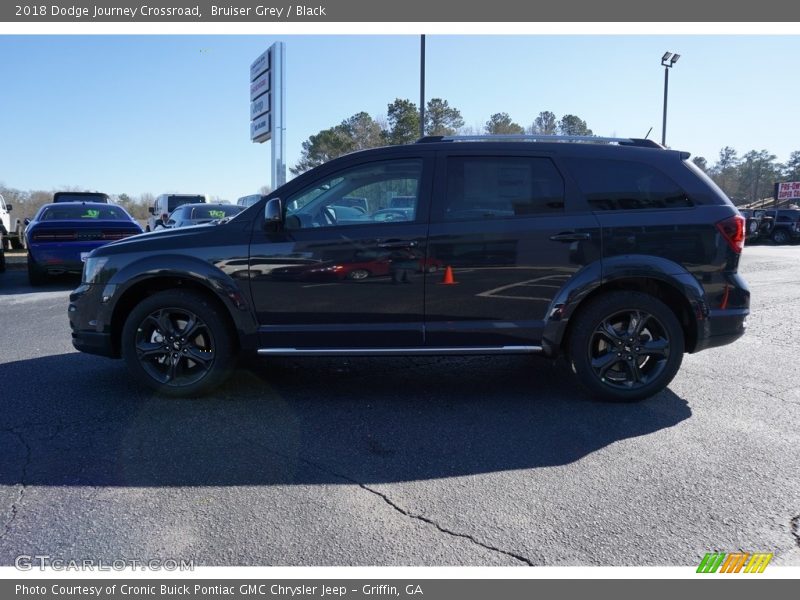 Bruiser Grey / Black 2018 Dodge Journey Crossroad
