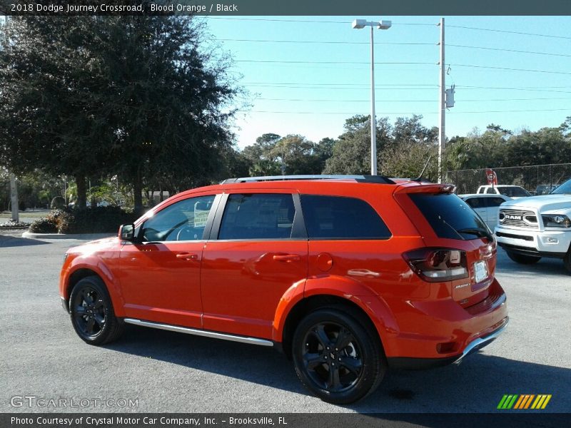 Blood Orange / Black 2018 Dodge Journey Crossroad