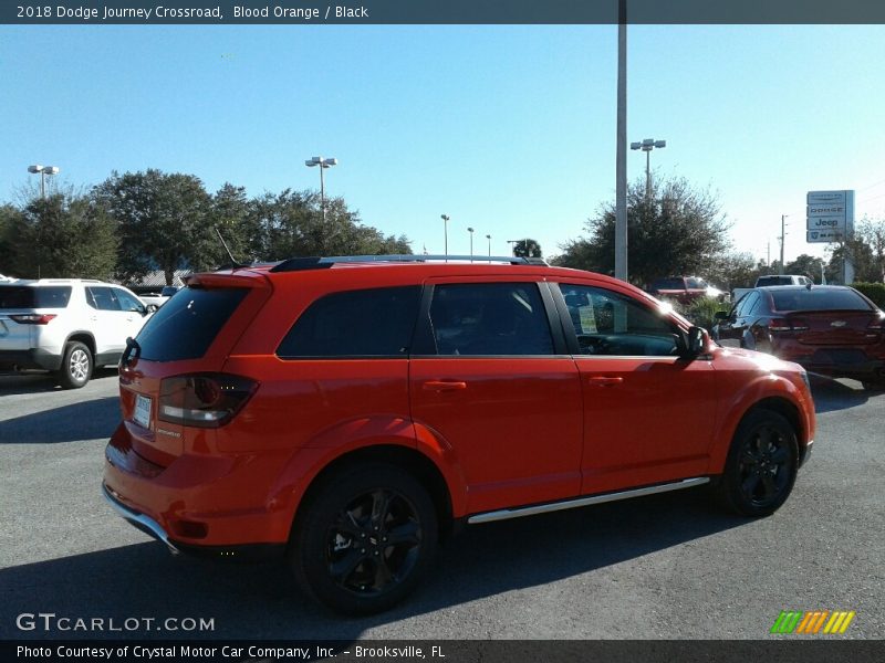 Blood Orange / Black 2018 Dodge Journey Crossroad