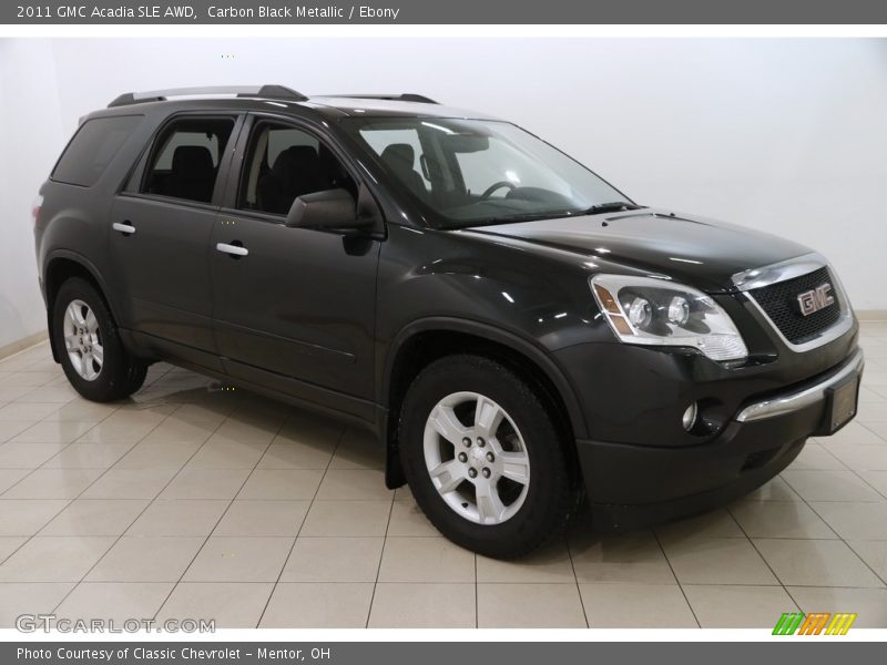 Carbon Black Metallic / Ebony 2011 GMC Acadia SLE AWD