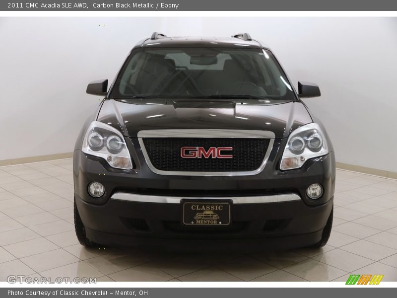 Carbon Black Metallic / Ebony 2011 GMC Acadia SLE AWD