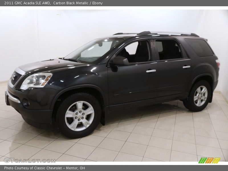 Carbon Black Metallic / Ebony 2011 GMC Acadia SLE AWD