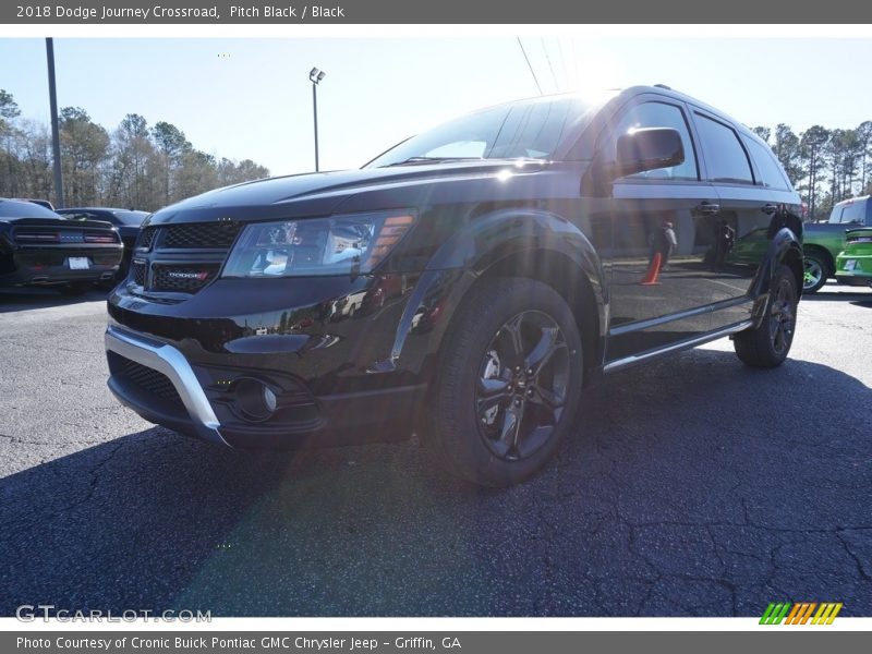 Pitch Black / Black 2018 Dodge Journey Crossroad