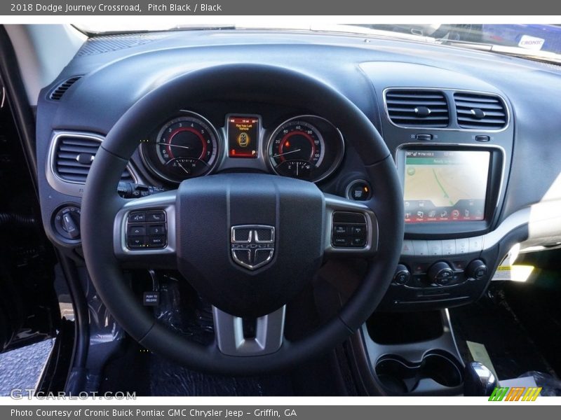Pitch Black / Black 2018 Dodge Journey Crossroad