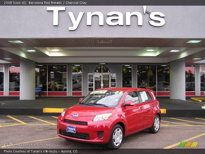 Barcelona Red Metallic / Charcoal Gray 2008 Scion xD