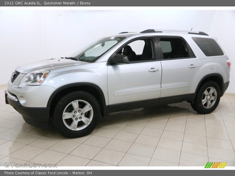 Quicksilver Metallic / Ebony 2012 GMC Acadia SL