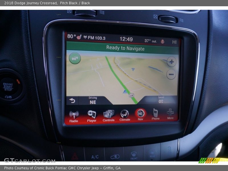 Pitch Black / Black 2018 Dodge Journey Crossroad