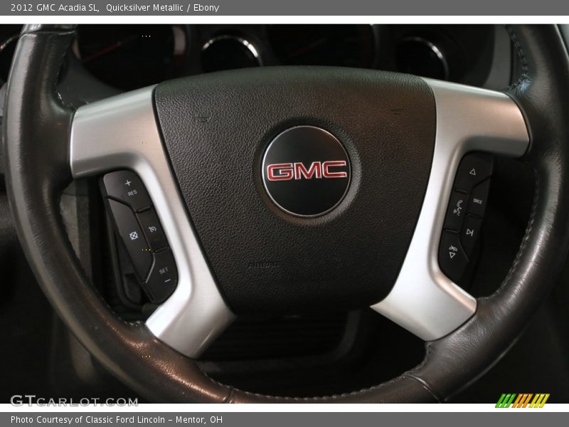 Quicksilver Metallic / Ebony 2012 GMC Acadia SL