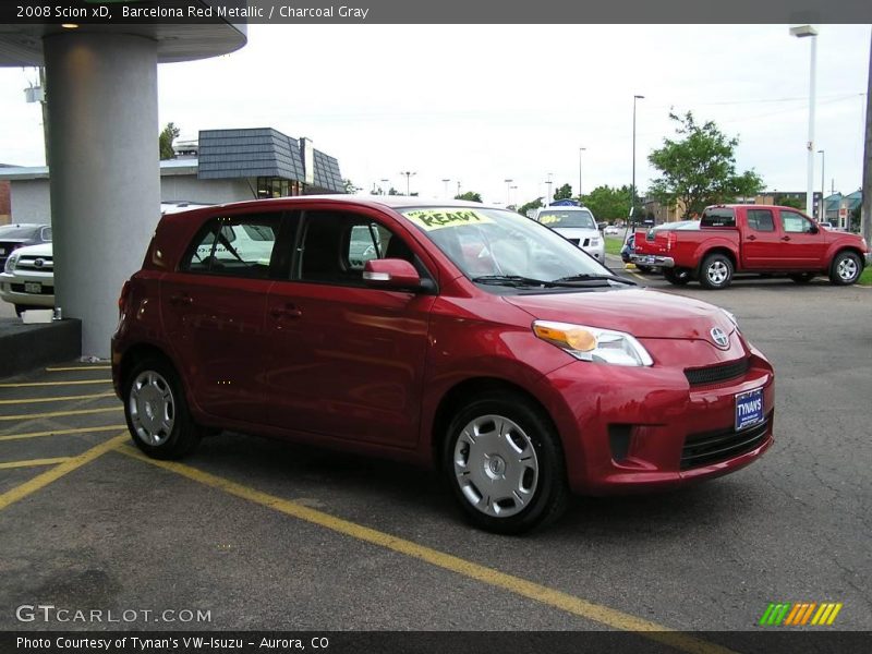 Barcelona Red Metallic / Charcoal Gray 2008 Scion xD