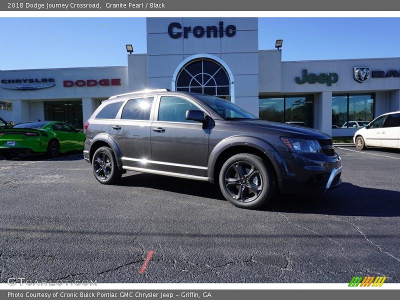 Granite Pearl / Black 2018 Dodge Journey Crossroad