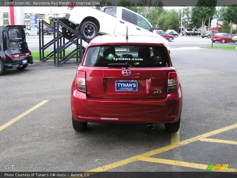 Barcelona Red Metallic / Charcoal Gray 2008 Scion xD