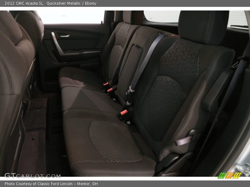 Quicksilver Metallic / Ebony 2012 GMC Acadia SL
