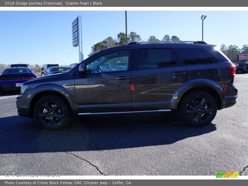 Granite Pearl / Black 2018 Dodge Journey Crossroad