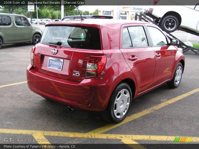 Barcelona Red Metallic / Charcoal Gray 2008 Scion xD