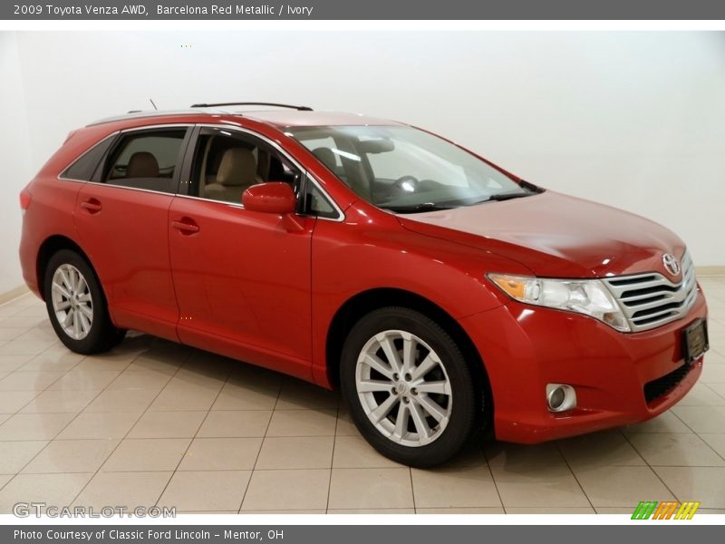Barcelona Red Metallic / Ivory 2009 Toyota Venza AWD