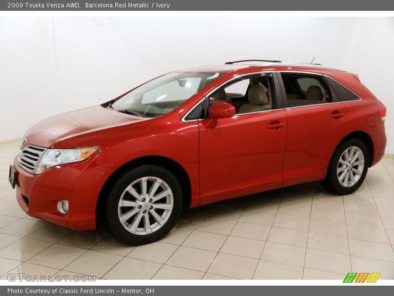 Barcelona Red Metallic / Ivory 2009 Toyota Venza AWD