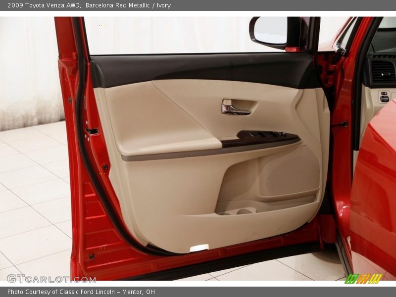 Barcelona Red Metallic / Ivory 2009 Toyota Venza AWD