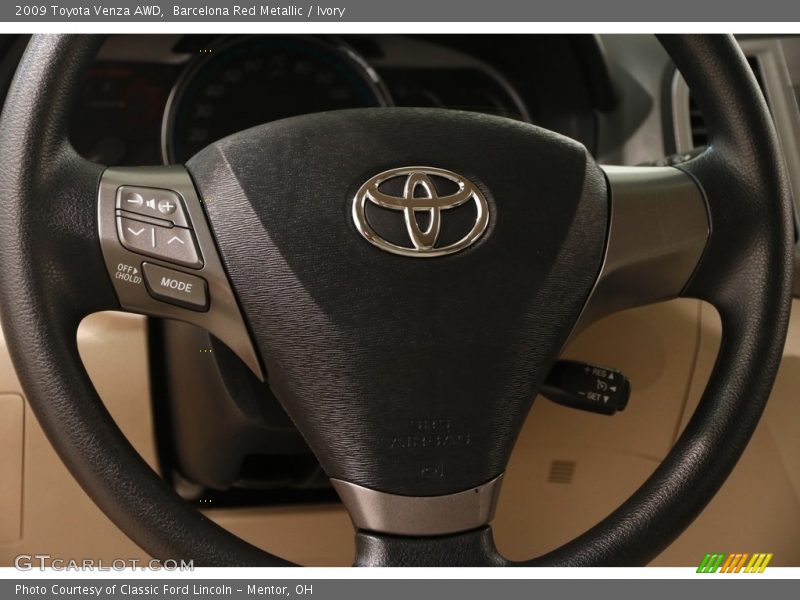Barcelona Red Metallic / Ivory 2009 Toyota Venza AWD
