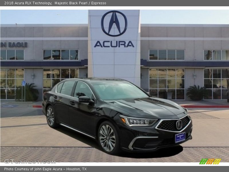 Majestic Black Pearl / Espresso 2018 Acura RLX Technology