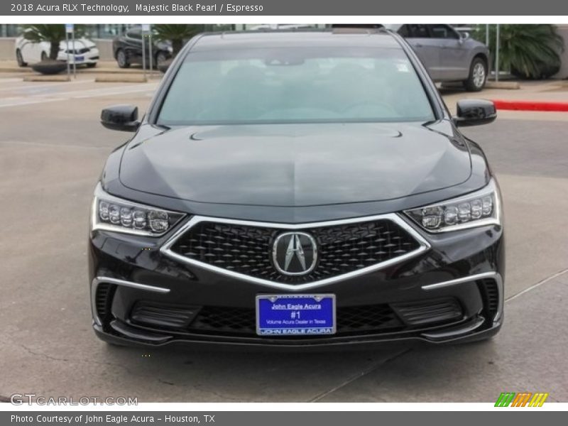 Majestic Black Pearl / Espresso 2018 Acura RLX Technology
