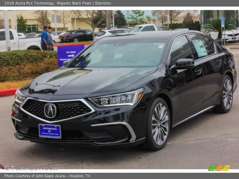 Majestic Black Pearl / Espresso 2018 Acura RLX Technology