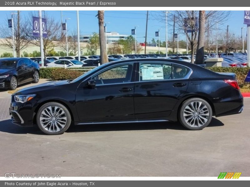 Majestic Black Pearl / Espresso 2018 Acura RLX Technology