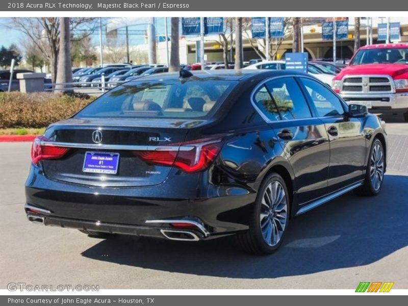 Majestic Black Pearl / Espresso 2018 Acura RLX Technology