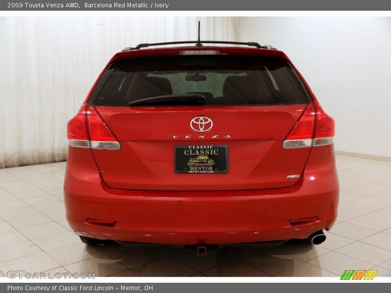 Barcelona Red Metallic / Ivory 2009 Toyota Venza AWD