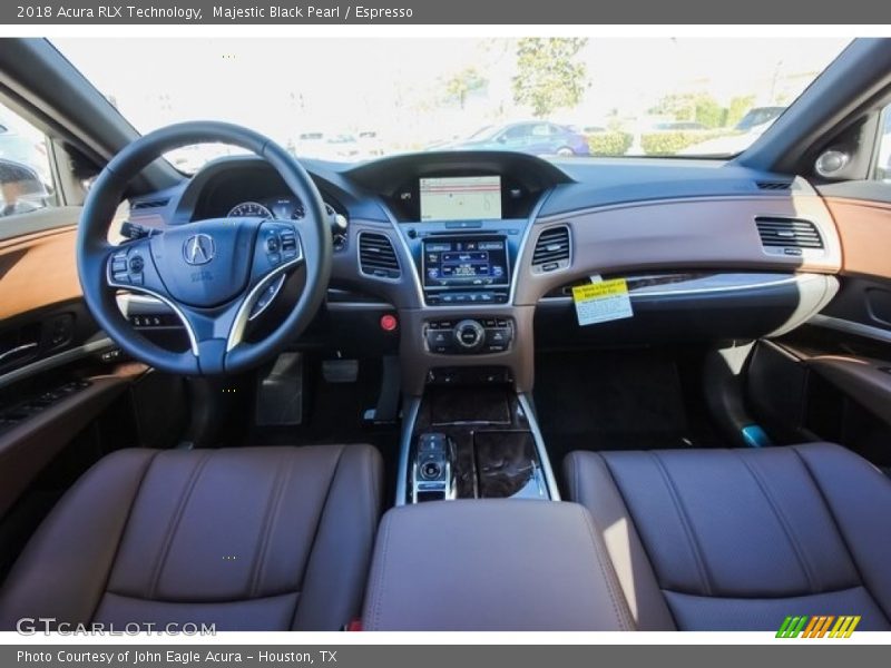 Majestic Black Pearl / Espresso 2018 Acura RLX Technology