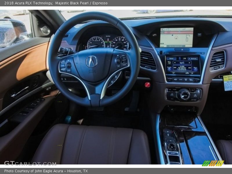 Majestic Black Pearl / Espresso 2018 Acura RLX Technology