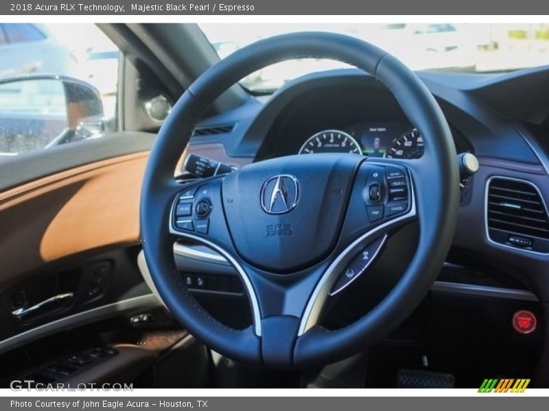 Majestic Black Pearl / Espresso 2018 Acura RLX Technology