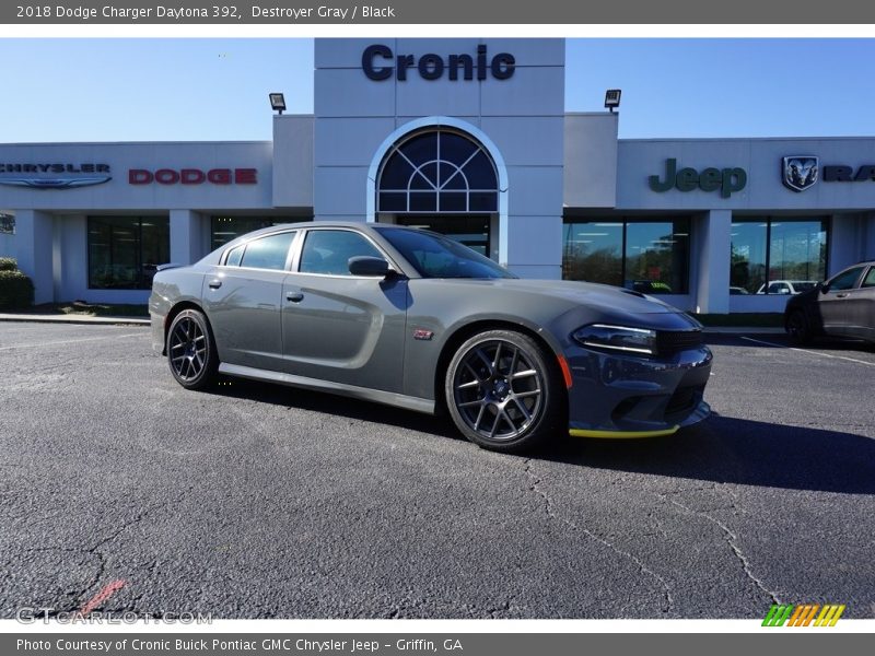 Destroyer Gray / Black 2018 Dodge Charger Daytona 392