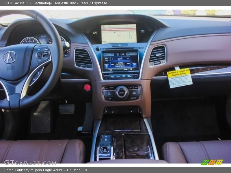 Majestic Black Pearl / Espresso 2018 Acura RLX Technology