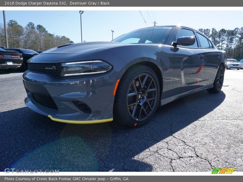 Destroyer Gray / Black 2018 Dodge Charger Daytona 392