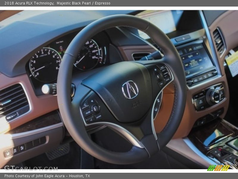 Majestic Black Pearl / Espresso 2018 Acura RLX Technology