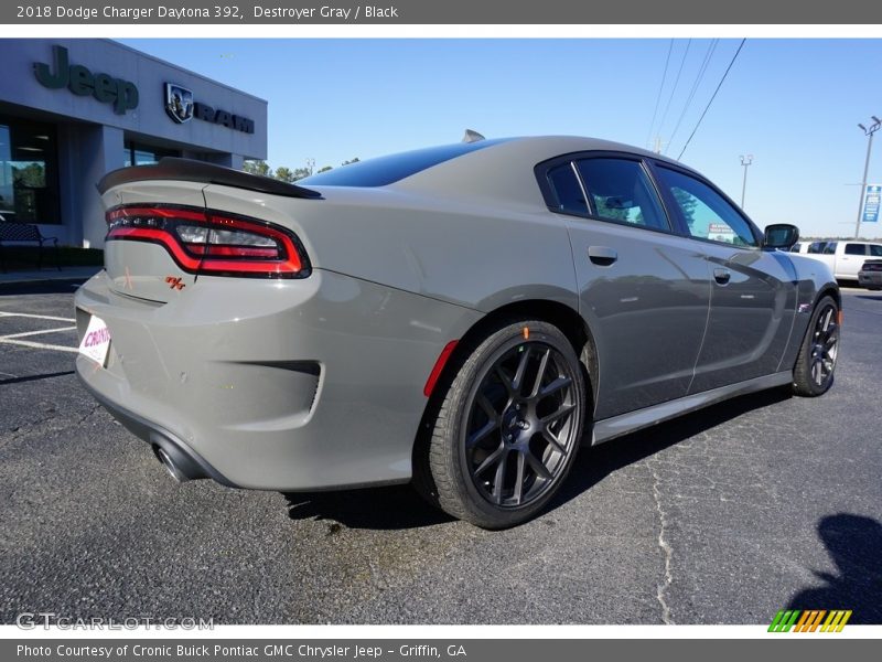 Destroyer Gray / Black 2018 Dodge Charger Daytona 392