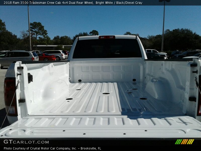 Bright White / Black/Diesel Gray 2018 Ram 3500 Tradesman Crew Cab 4x4 Dual Rear Wheel