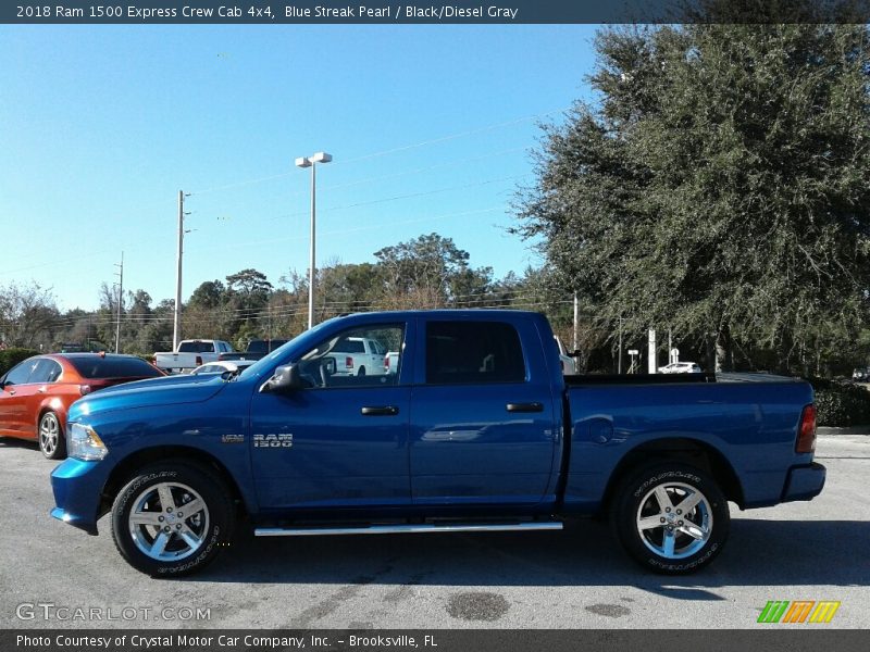  2018 1500 Express Crew Cab 4x4 Blue Streak Pearl