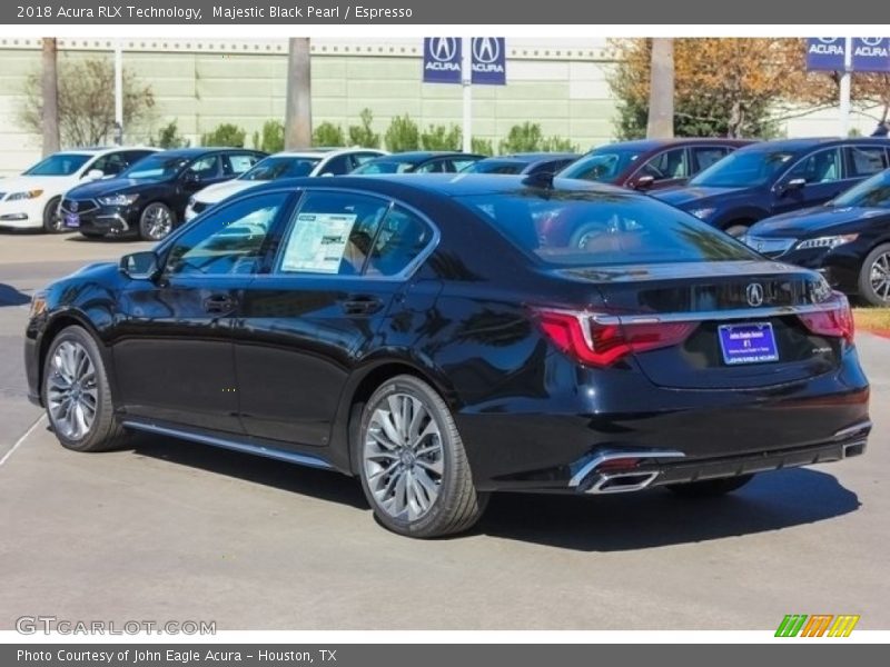 Majestic Black Pearl / Espresso 2018 Acura RLX Technology