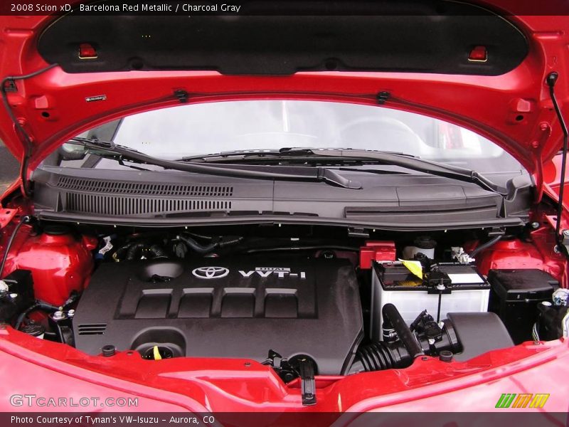 Barcelona Red Metallic / Charcoal Gray 2008 Scion xD